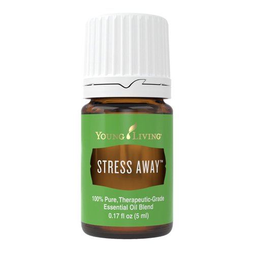 Young Living Stress Away Essential Oil Blend 5ml - Calming and Soothing Aromatherapy with Lime, Cedarwood, Vanilla, and Lavender - Perfect for Relaxation and Stress Relief On-The-Go