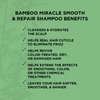 Trueplex KERATHERAPY Bamboo Miracle Smooth & Repair Shampoo, 10.1 oz., 300 ml - Vegan Cleansing Formula for Damaged & Frizzy Hair - Hydrating & Smoothing with Grape Seed, Baobab, & Bamboo Extract