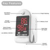 Facelake FL400 Pulse Oximeter with Neck/wrist Cord, Carrying Case and Batteries- White