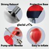 Stress Relief Desktop Punching Bag I Comes with Desk Clamp and Extra Strong Suction Cup I Black