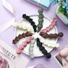 Ceenna 10 Pcs Bow Oval Banana Clips Christmas Hair Matte Vintage Banana Hair Clips Flower Banana Hair Holder Medium Banana Strong Hold Ponytail Clip for Women Girls long Thick Curly(Flower)