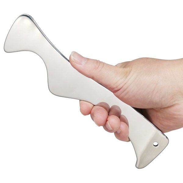 Muscle Scraper Tool, Gua Sha Tool, Scraping Massage Tools, Stainless Steel Scraping Tool, IASTM Tools, Fascia Massage Tool to Physical Therapy for Scar Tissue, Soft Tissue, Relieve Body Pain