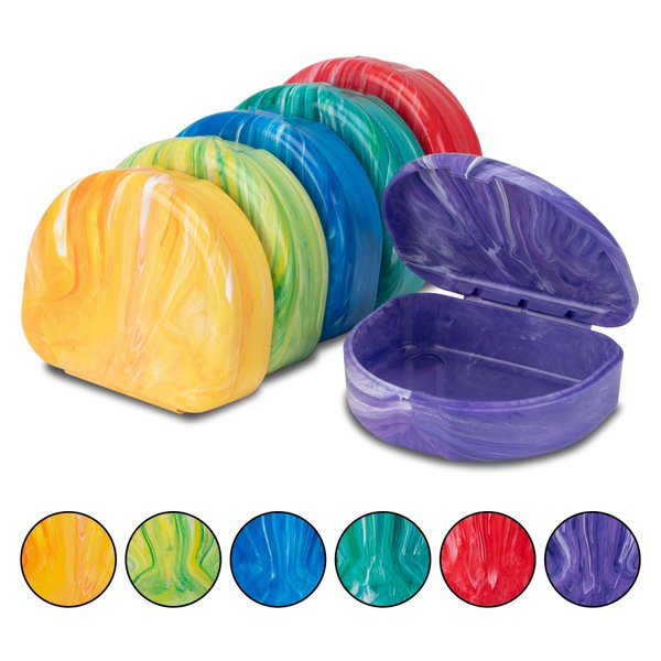 Practicon Marble Retainer Cases (3 Pack) (Assorted)