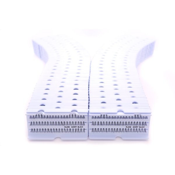 Cherishlook Professional 100packs Individual Lashes (Flare Short Black)