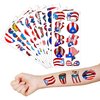 Puerto Rico Temporary Tattoos Puerto Rican Party Decorations Favors Supplies Themed Cute Stickers 10 Sheets 100 PCS Gifts for Baby Girls Boys Class School Carnival