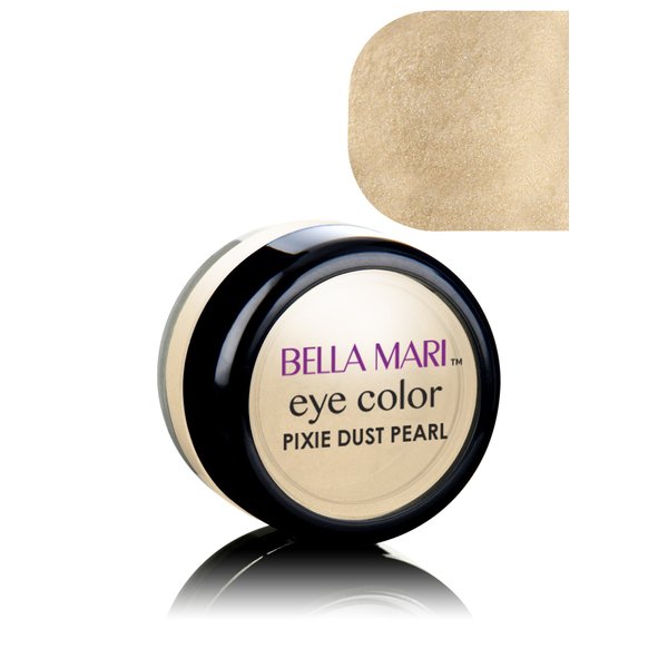 Bella Mari Natural Mineral Eyeshadow, Pixie Dust (Pearl); 0.1oz
