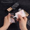 Framendino, 2 Pieces Makeup Palette Acrylic Hand-held Palette Makeup Mixing Tray Palette for Foundation, Eyeshadow, Powders, Cosmetics and Nail Art Manicure Palette