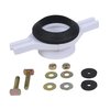 Oatey 43541 2-inch White PVC Horizontal Adjustable Urinal Flange Kit