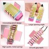 3Pcs Pencil Hair Claw Clips Funny Teacher Hair Clips Cute Hair Jaw Barrettes Back To School Hair Accessories for Teachers Appreaction Gift (Yellow)