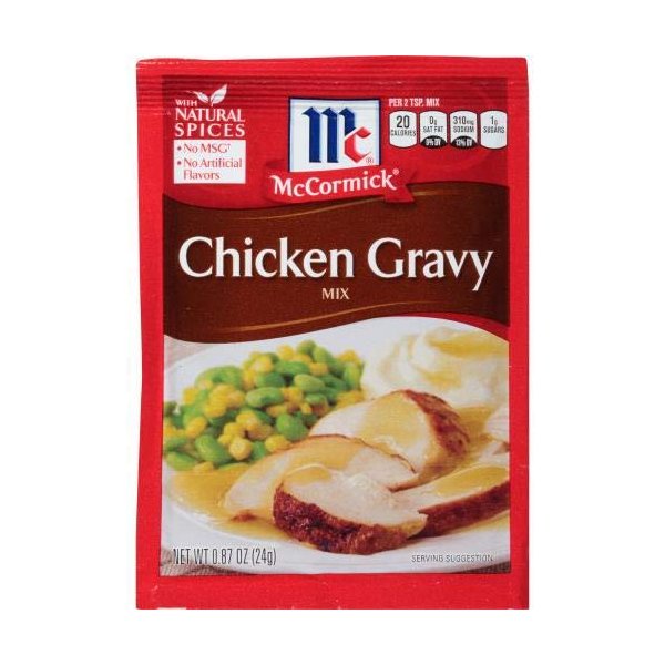McCormick Chicken Gravy Mix (Pack of 4) .87 oz Packets