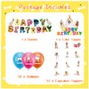 Labrador Party Supplies Labrador Birthday Party Decorations Includes Labrador Happy Birthday Banner Cake Topper Cupcake Toppers Balloons for Labrador Dog Birthday Party