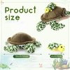 Aoriher 5 Pieces Plush Turtle Set 12 Inch Stuffed Sea Turtle Mom with 4 Little Plush Turtles Soft Plush Stuffed Animal Toys Tortoise Hugging for Birthday Party Favors Easter, Christmas (Vivid Style)