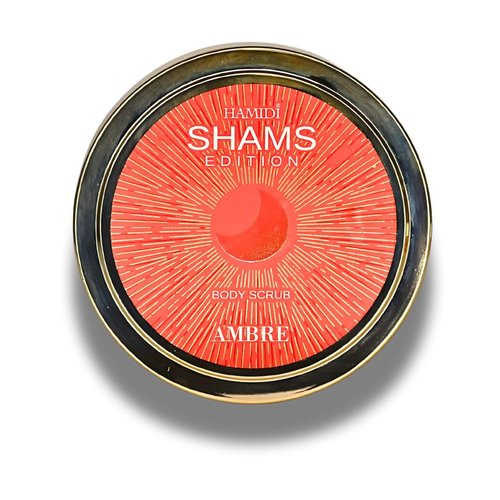 Hamidi Shams Edition Ambre Body Scrub 250ML (8.5 OZ) By Hamidi | Gently Exfoliates For Soft & Smooth Skin, Naturally Derived Ingredients.