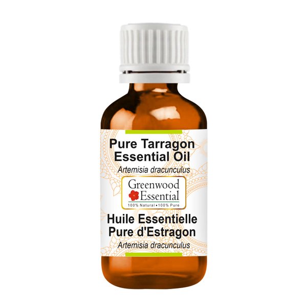 Greenwood Essential Pure Tarragon Essential Oil (Artemisia Dracunculus) Steam Distilled 10ml (0.33 oz)