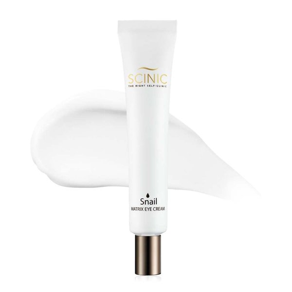 SCINIC Snail Matrix Eye Cream 1.01 fl oz (30ml) | Moisturizing and Intensive Care Eye Cream with Snail Mucus | Moist & Tight Skin, Nourishing Elasticity | Korean Skincare