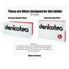 Denicotea Lady Ejector Series Cigarette Holder with Filter Slot - Red - Add Style & Sophistication - Avoid Stained Fingers & Lips - German Engineering - (Filters Not Included) - 20204