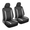 Motor Trend SpillGuard Car Seat Covers Full Set Waterproof – Neoprene Seat Protectors with Split Rear Bench, for Auto Truck Van and SUV