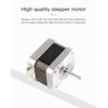 Creality FDM 3D Printer Stepper Motor 42-34, 2 Phases 0.8A 1.8 Degrees 0.4 N.M 42-34 Stepper Motor for Creality Ender-3 X/Y/Z Axis and CR-10 Series Z Axis