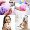 10 Pack Mesh Bath Sponges,Soft Bath Shower Loofah Sponge,Colorful Exfoliating Scrubber for Kids Women Men Body Wash,Random Color