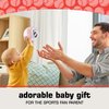 Plush Baby Baseball Rattle | Baby Baseball Toy | Learning Content | Great Gift for Baby and Toddler Girls or Boys | 0-36 Months