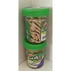 Gulp! Alive! Fishing Bait White Waxies Berkley ice Fishing Bait Larvae panfish Bait Spikes 2 jar Bundle Fishing Worms Cold Water Bait