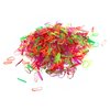 Zavaca 1000 Pcs Colorful Elastic Bands Hair Rubber Bands Mini Hair Ties for Kids Girls Baby (Fluorescent Style)