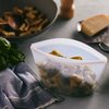 Stasher Reusable Silicone Storage Bag, Food Storage Container, Microwave and Dishwasher Safe, Leak-free, 6 Cup Bowl, Clear