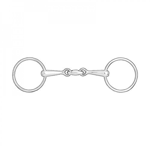 HORZE Lozenge Link Loose Ring Snaffle Bit - 13mm Width - 5 3/4