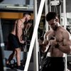AOHO MOOON Upgrades Tricep Rope LAT Pull Down Cable Attachment, 27 inches, Exercise Machine Attachments Pulley System Gym Workout Rope.