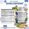 DHEA 200mg Supplement Pregnenolone 100mg for Men & Women with DIM Ashwagandha Boron 6mg Complex Calcium Magnesium Zinc 50mg Vitamin D3 5000 iu Hormone Support Capsules Pills - Made in USA 60 Ct