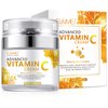 SBHEANGBA Vitamin C Face Cream, Daily Anti Aging Moisturizer Cream for Face, Reduce Appearance of Wrinkles, Fine Lines & Dark Circles, Intense Moisturizing, 1.7 Fl Oz