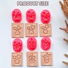 Dacmern Polymer Clay Cutters - 6 Shapes Mini Clay Cutters for Polymer Clay Earrings Making, Floral & Leaf Micro Clay Earring Cutters, Clay Cutters for Polymer Clay Jewelry