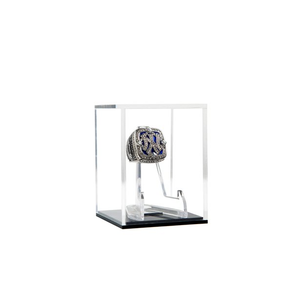 Championship Ring Display Case Baseball Rings Clear Challenge Military Coin Display Case Box Stand Holder UV Protection