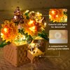 Allhero Sunflower Flower Bouquet Building Set Basket with LED String Light, Aroma Tablets, Creative Sunflower Flowers Building Blocks Set Toy Decor for Home Office. (1277 PCS)