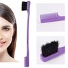 Purple Edge Control Hair Brush Comb Eyebrow Brush Polish Hair Tools Creative Gift For Women Hair Brushes