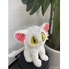 Roocnie Suzume no Tojimari Cat Plush Daijin White Plushies Kitty Stuffed Animals Anime Suzume Home Decor Gift 9.8 inch/25cm