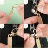 10Pcs Replacement Zipper Pull Detachable Zipper Pull Tabs Zipper Pull Replacement Metal Zipper Pulls for Luggage Clothing Jackets Jeans Backpacks Boots Dresses Purse Coat