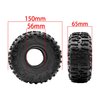 RXZIXYL RC Car 2.2Inch Rubber Tyre 150X65mm 2.2 Wheel Tires Set for 1/10 RC Crawler Wraith RR10 RBX10 Capra SCX10 Jeep Wrangler