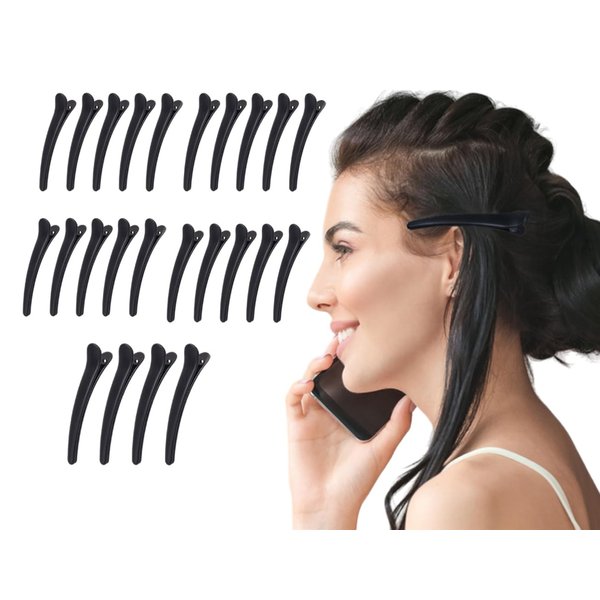 24PCS Hair Clips for Styling Sectioning Duck Bill Hair Clip for Women Alligator Clips Set