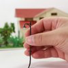 LYM21 10pcs Model Railway Train Lamp Post 4.7cm or 1.85inch Street Lights N TT Scale LEDs New