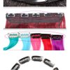 50pcs/lot Hair Extension Clip U Blonde/DK Brown/LT Brown/Black Snap Clip for Hair Extension Wig Weft 32mm Wig Clips (DK Brown)