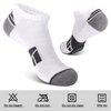 eallco 8 Pairs Mens Ankle Socks Low Cut Socks for Men Sock Size 10-13