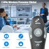 AMERTEER Wireless Presentation clicker for Power Point presentations, Remote Control USB Mouse Clicker Flip Pen for Mac/Windows etc