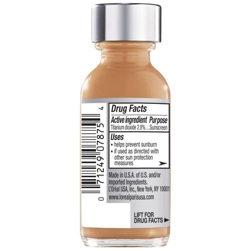 L'Oreal Paris Makeup True Match Super-Blendable Liquid Foundation, Crème Café W8, 1 Fl Oz,1 Count