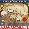 Best Utensils Stainless Steel Empanada Press Ravioli Mold Pierogi Dumpling Maker Wrapper Pastry Dough Cutter Kitchen Accessories (XL: 6 inch)