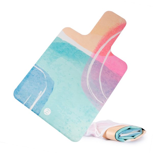 Pilates Mat, Pilates Reformer towel non slip,Reformer Mat Easy to Wash Light Weight Portable (Ribbon)