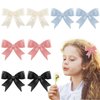 Casoty 8 Pcs Bow Hair Clips, Hair Clips for Thick Thin Hair, Bow Clips for Women, Cute Hair Accessories for Women Girls