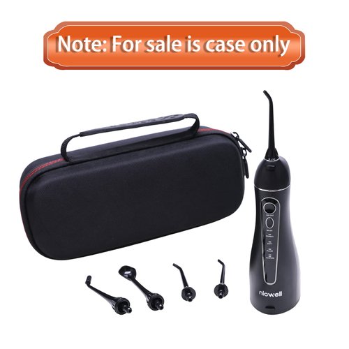 LTGEM Hard Case Replacement for Nicwell Water Dental Flosser Cordless/Waterpik Cordless Advanced Water Flosser amd WP-560 / WP-562 / WP-563 /WP-567/ WP-569 /WP-450 / WP-02 / WF-13