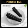 FERYES Elegant Nail Clippers 2-Piece Set - Toenail Clippers and Fingernail Clippers, Sharp Nail Cutters for Men and Women, Precision Grooming for Stunning Nails - Black