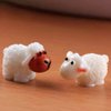 MAOMIA 20 Pcs Miniature Fairy Garden Herd of Sheep Resin Figurine Craft Plant Pot Fairy Garden Landscape Decor Ornament